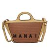 Fashion Hotest Hotest Straw Bag Bucket Bag Big Rattan Shoulder Bags Large Capacity Woven Bag Hand-Made Handbags