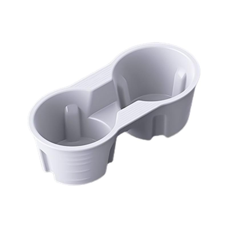 Inserto in Silicone per Portabicchieri nella Console Centrale, Portabevande Protettivo in Silicone, Inserto Antiscivolo per Portabicchieri per Auto