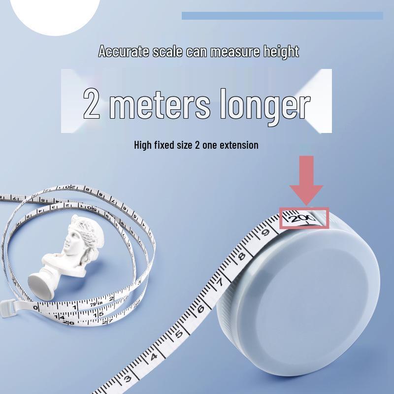 2-Meter Multifunctional Soft Tape Measure for Body and Clothing Measurements – Cute and Compact Design