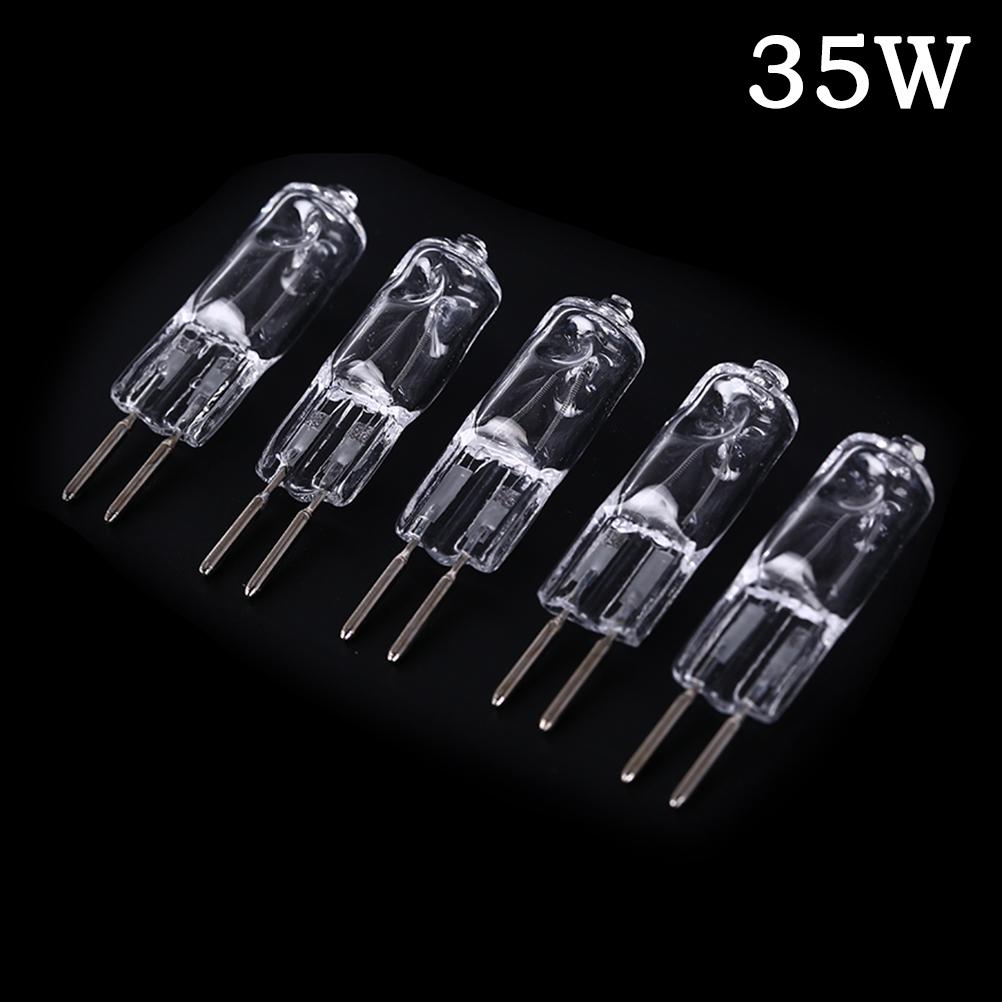 5 Stück 220 V G5.3 35 W/50 W Sockel Halogen JC Typ Glühbirnen Glühbirne gelbes Licht