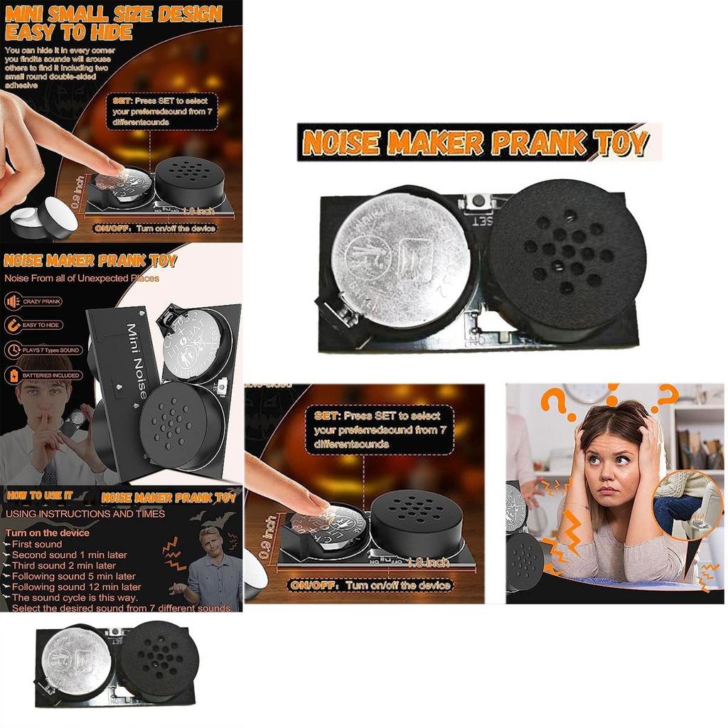 Halloween Prank Toy Mini Noise Maker Metal Material Create Pranks