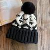 Retro Knitting Trendy High Top Beanie Warmth Comfort Autumn Winter Hat Female