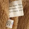 Freedom Sheepskin B-3 Mouton Jacket 38 Brown Men's Used