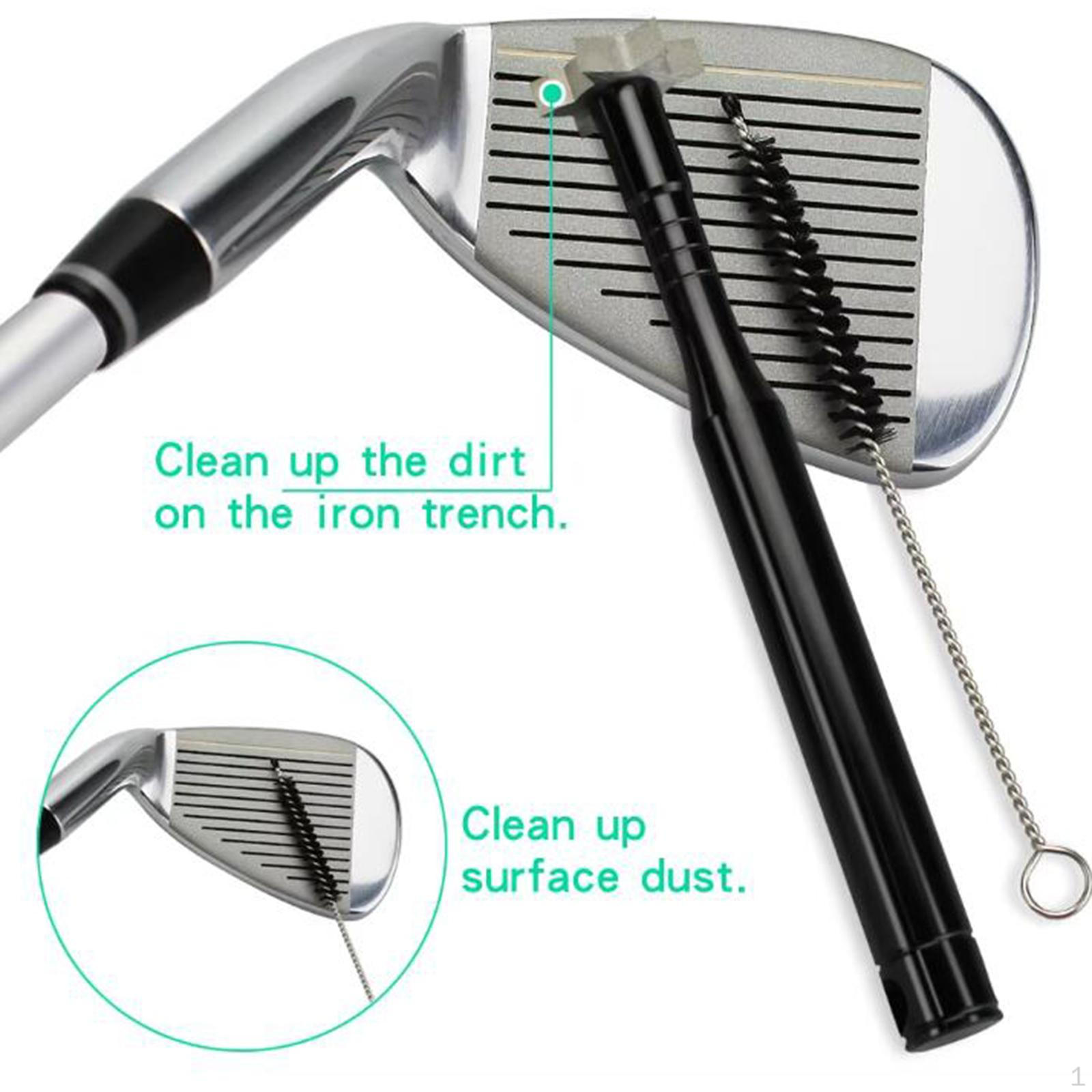 

Точилка для клюшек для гольфа, щетка для очистки заточного инструмента, многоцелевая чёрный