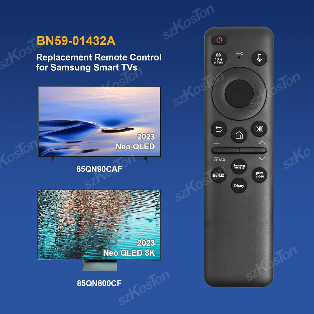 BN59-01432A Solární nabíjení Hlasový dálkový ovladač pro Samsung Smart TV Náhradní dálkový ovladač pro televizory Samsung Model 2024 Neo QLED HDR
