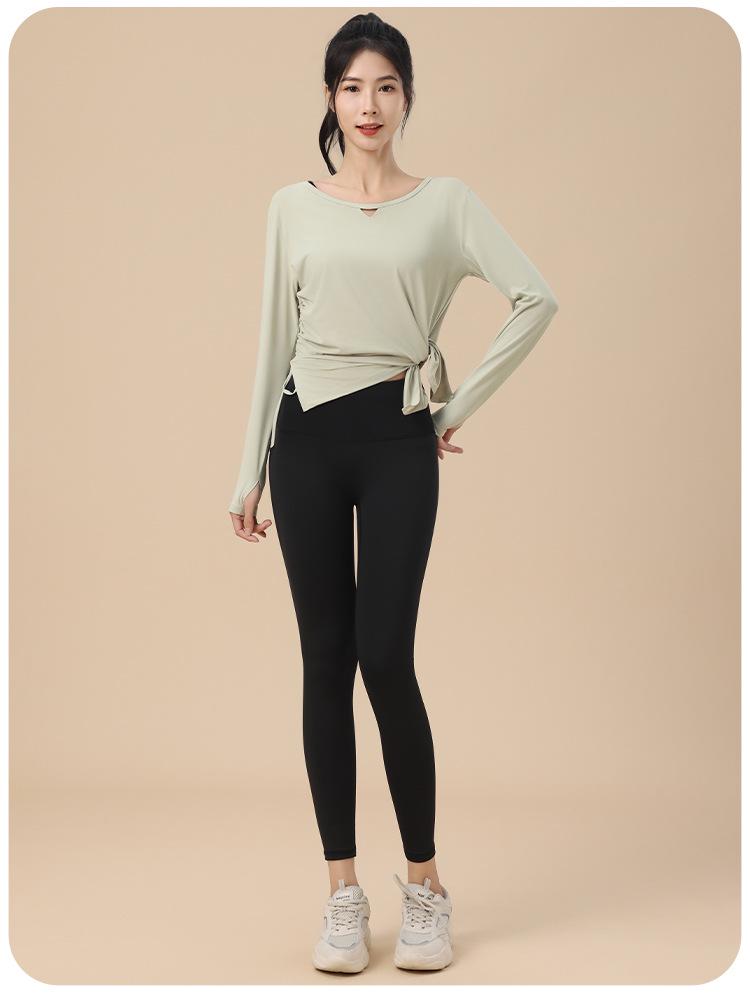 Women's Plus Size Long Sleeve Sports Top - Autumn Slimming, Breathable Yoga & Running T-shirt
