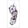 5 Sheets of Waterproof Temporary Fake Tattoo Stickers for Ladies Color Sketch Tattoo Stickers Plum Blossom DIY Decals
