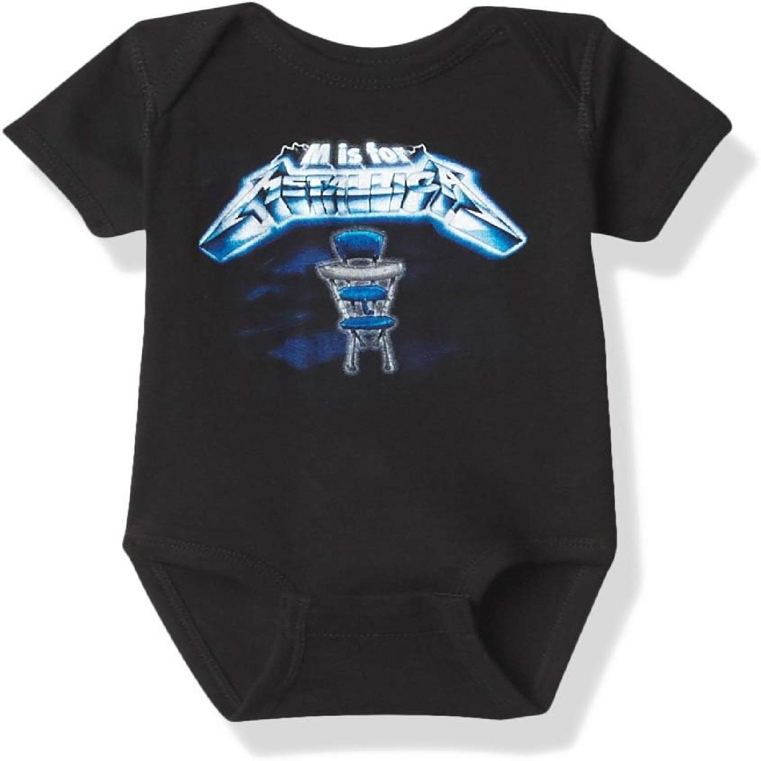 

Metallica baby-boys Baby M is for Rtl BodysuitBaby and Toddler T-Shirt Set XXXXXL чорний