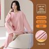 Velvet Women's Long Sleeve Pajama Set for Autumn/Winter 2024 - Wear Indoors or Out