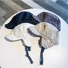 Winter Men Women Trapper Aviator Trooper Earflap Warm Waterproof Ski Down Hat Bomber Cap Ear Protector Hats Double Sided Wearing