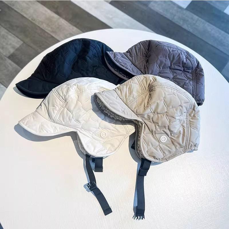 Winter Men Women Trapper Aviator Trooper Earflap Warm Waterproof Ski Down Hat Bomber Cap Ear Protector Hats Double Sided Wearing