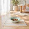 Ceramic Cat Feeding Bowl, Whisker Friendly Kitten Dish for Food & Water, Microwave Dishwasher Safe Wide Shallow Pet Plate for Dry Wet Food