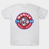 Men Black Print T-shirt Football Is Everything - Munich Vintage No-Cut Transfer Paper Print Cotton Tshirt