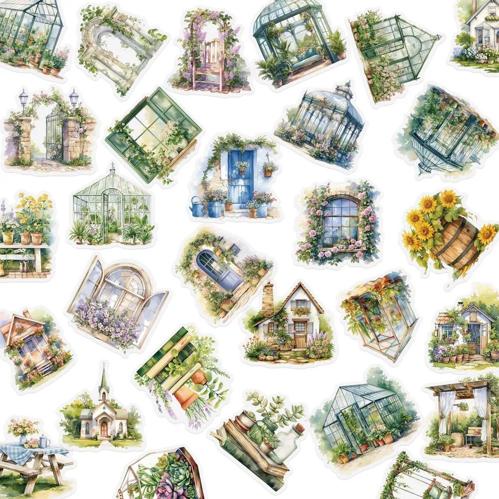 50 transparente Cartoon-Präparat-Sticker Pack - Transparente PET-Sticker