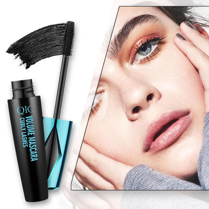 Color North American 4D Mascara, Waterproof Curl Thick Non-Smudging Beauty Mascara 4D Makeup