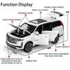 Model Samochodu 1/32 dla Cadillac Escalade Pojazd Terenowy Stop Odlewany Ciśnieniowo Pojazd Zabawka z Dźwiękiem i Światłem Pull Back Wielokolorowy