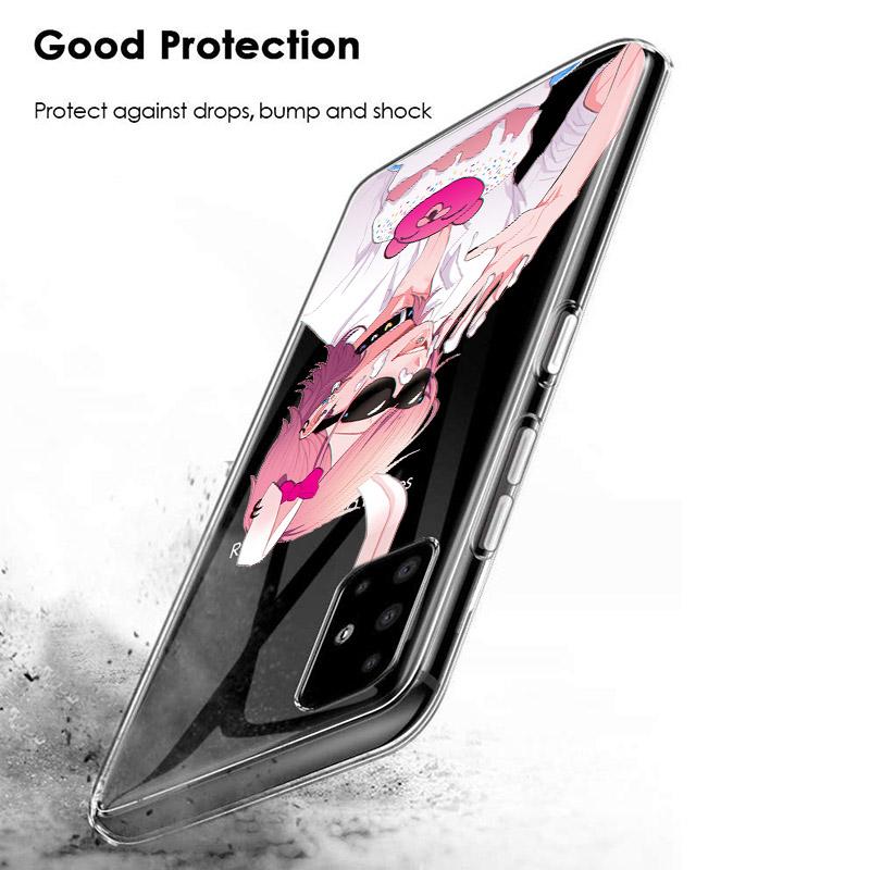 Anime Yarichin Club Pro Samsung Galaxy A01 A11 A12 A22 A21S A31 A41 A42 A51 A71 A32 A52 A72 A02S Silikonový kryt na telefon