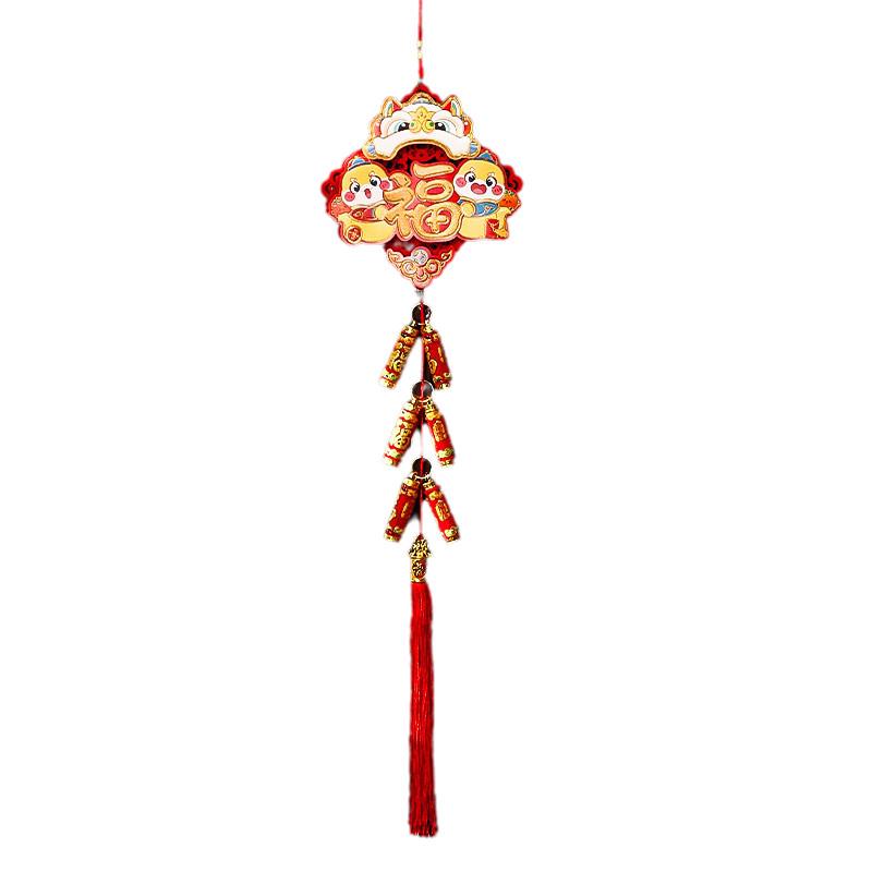 Elegant Chinese New Year Decoration 2025 Snake Year Pendant Hangings For Joyful Spring Festival Home Setup