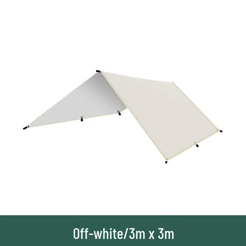 Outdoor Sunshade & Rainproof Portable Tent Tarp for Camping and Picnics 3-8 People