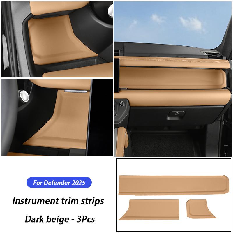 

For Land Rover Defender 90 110 130 2020-2025 Car Original Color Instrument Trim Strips Panel Interior Modification Accessories