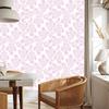 Wallpaper Flowers white and powder pink, soft shapes 50x1000