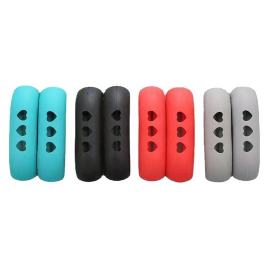 10Pcs Pot Earmuff Insulated Pan Handle Cover Thermal Insulation Protection Anti-Scalding Pot Handle Sleeve Non-Slip Grip Heart-Shaped Hollow Kitchen