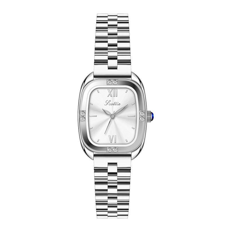 Square Women S Watch Steel Belt Temperament Steel Belt Women S Watch Xiaohongshu