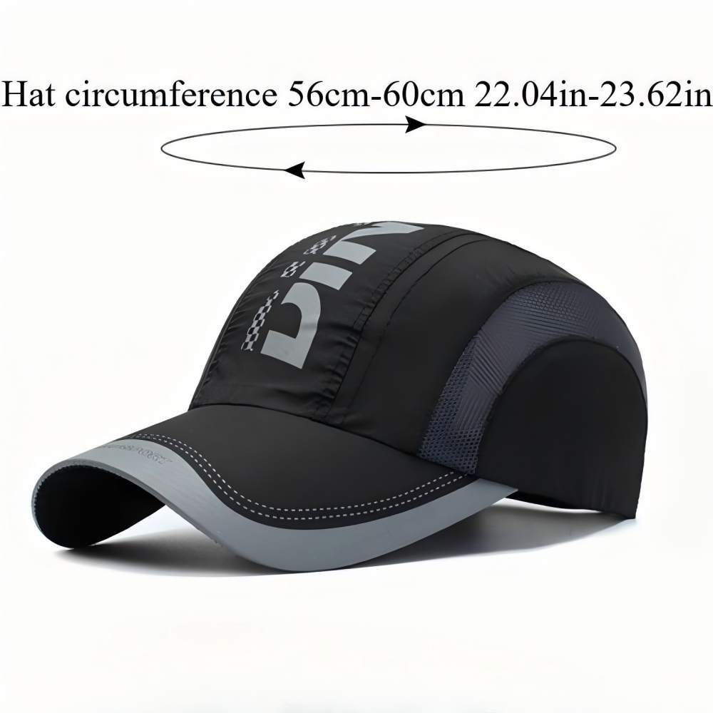 Summer Essential Quick-Dry Breathable Mesh Sun Hat UV Protection Unisex Youth Outdoor Sports Cap