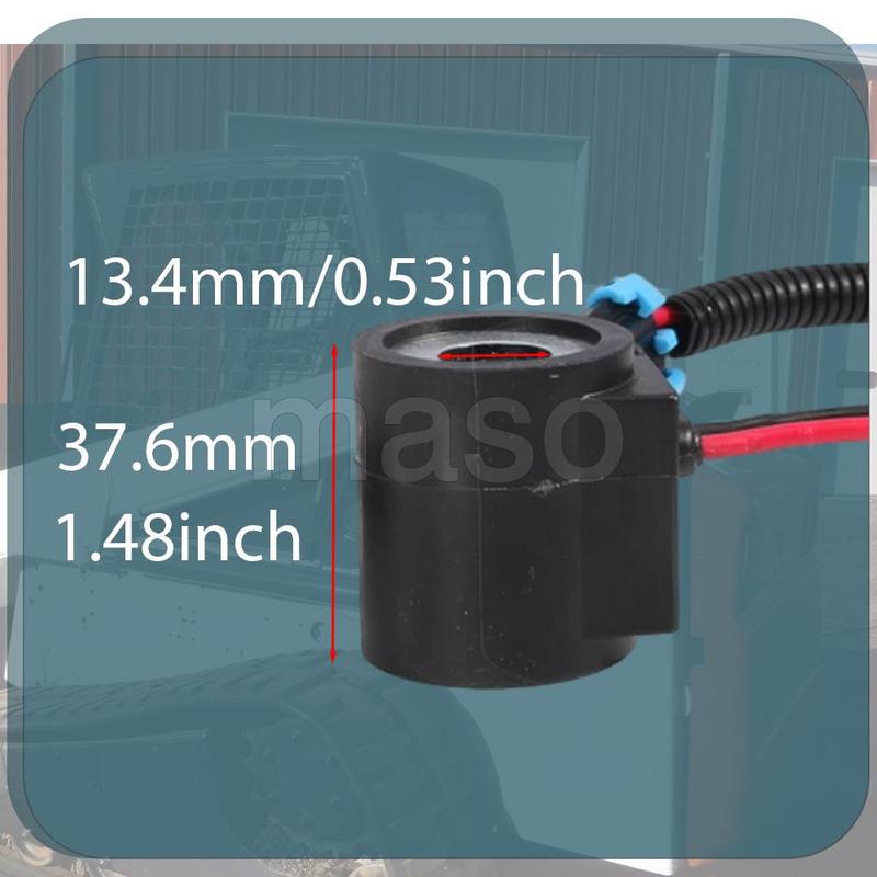 Solenoid Valve Element Replacement Kit 6675559 6667687 For Bobcat 864 873 883 963 A200 A300 A770 T110 T850 S70 S130 S770 T300