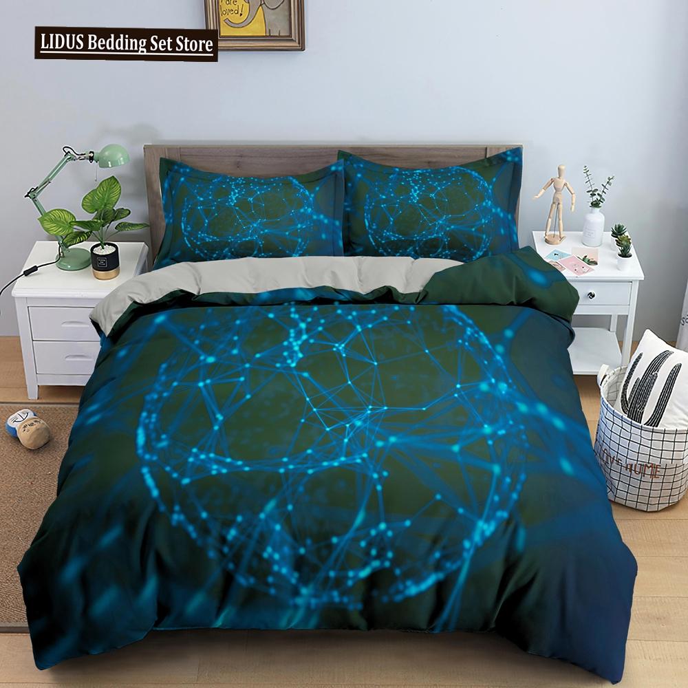 Conjunto de Cama 3D de Basquete Para Menino Amante de Basquete Quarto Capa de Edredom Capas de Colcha Tamanho Twin King Poliéster Capa de Colcha