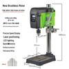 Multifunctional Desktop Electric Drill Press with Digital Display, 220V Industrial Grade Bench Drill for Household Use.