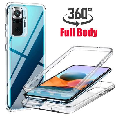 360 pilna vāciņa telefona vāciņš Xiaomi Redmi Note 14 13 12 10 11 Pro 11S 9 8 7 Mi 12 11 13 Lite 11T 10T 12T 14T Poco X6X4 Pro X3 F3 PC silikona korpusam