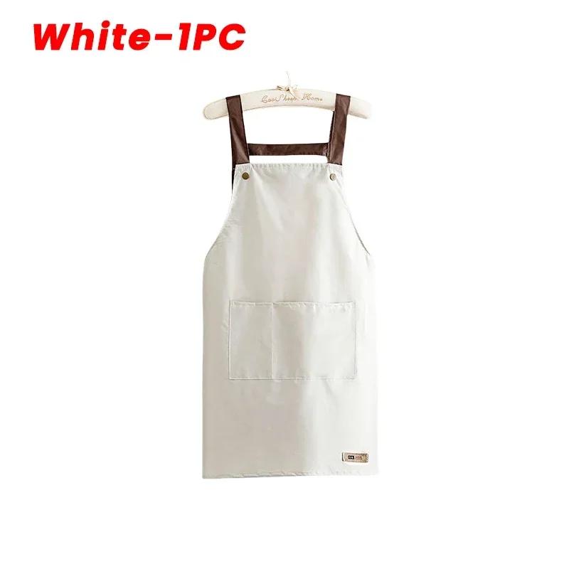 Multipurpose Waterproof Oilproof Kitchen Apron For Cooking Grilling Adult Work Smock Catering Industry Simple Chic Design