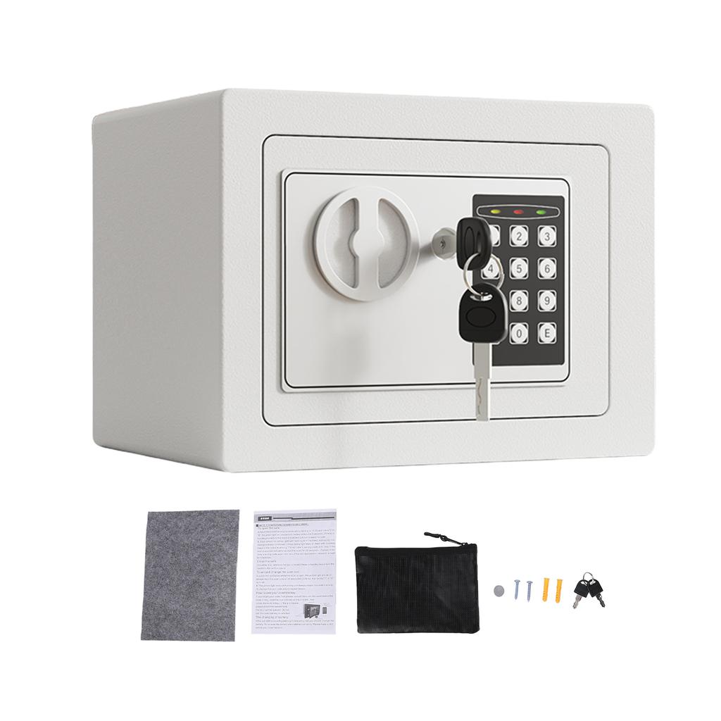 Home Safes Fireproof Waterproof Box + Document Bag with Coin Slot Keypad Digital Home Security for Documents Money Gold Jewelry