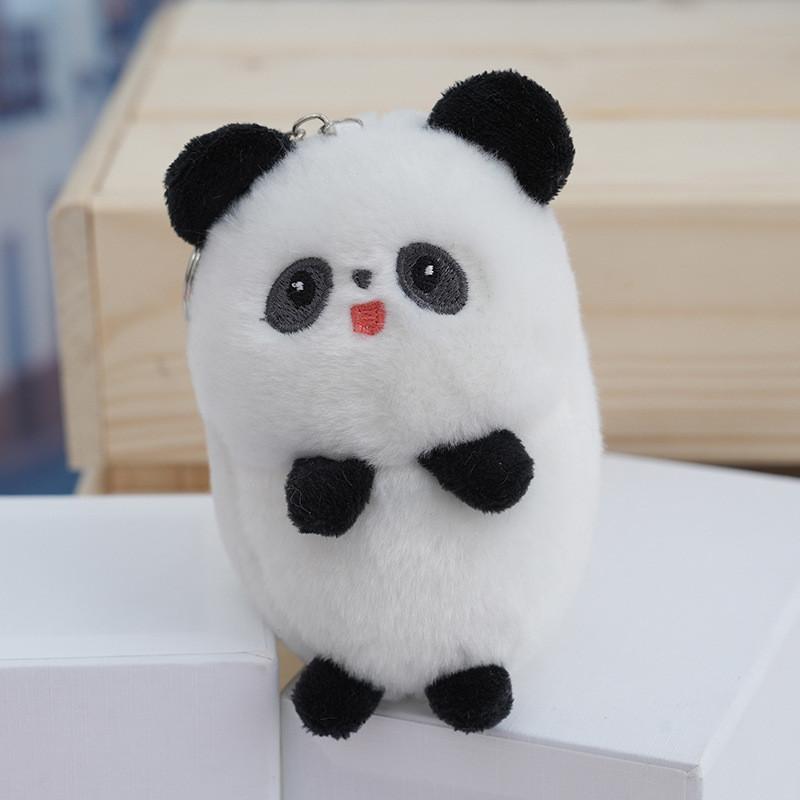 Uroczy Uroczy Pluszowy Króliczek Breloczek Miękki Pluszowy Zwierzątko Zawieszka do Torebki Różowy