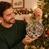 Acrylic Shape Christmas Hanging Ornaments, 2D Flat Decoration for Tree, Home, Party