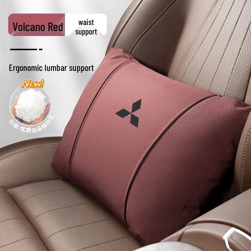 Mitsubishi Outlander Eclipse Pajero Headrest Lumbar Support Cushion and Neck Pillow