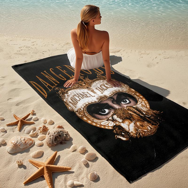 Star Performance Stylish Digital Printing Beach Towel Quickdrying Absorbent Blanket For Beach Pool Gym Travel