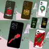 Marokko Flagge Wappen Hülle Für Xiaomi Redmi Note 13 14 Pro 12 11 10 15 Pro Plus Redmi 15 C 13 10C 12C 13C 14C Hülle