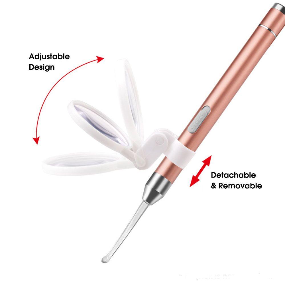Portable Professional Flashlight Ear Cleaner Ear Pick Magnifier Ear Pick Ear Care Tool Ear Spoon