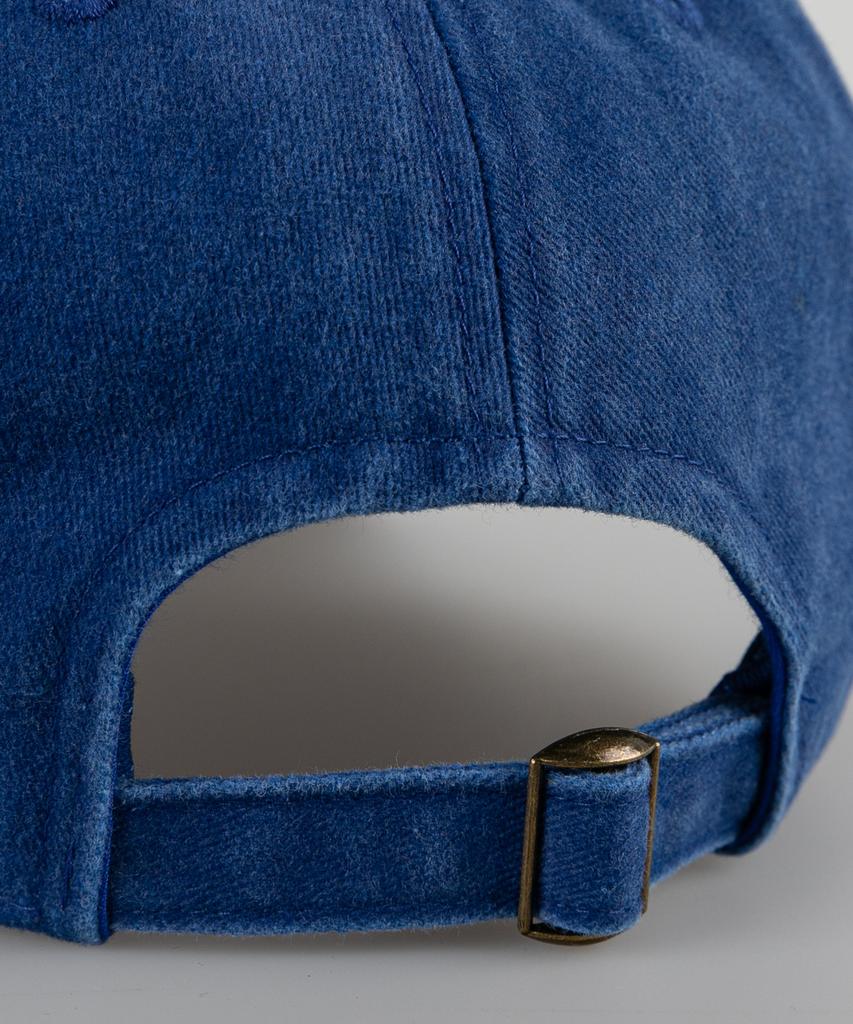Wig Smile Stonewashed Ball Cap - Blue
