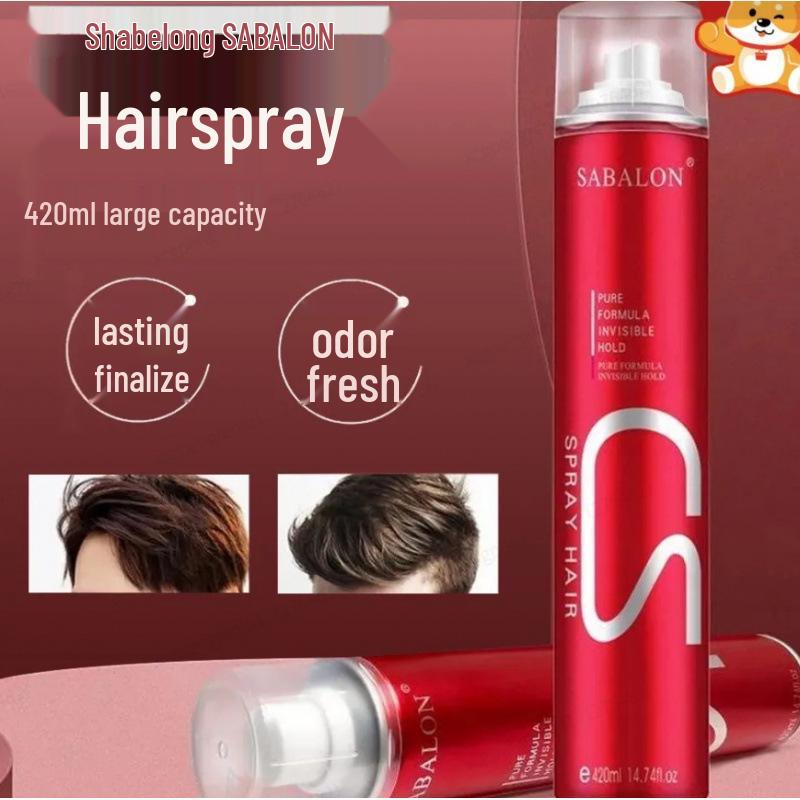 Sabellon Long-Lasting Fresh Scent Styling Hairspray Gel for Salon & Barber Shop - Non-Hardening Formula.