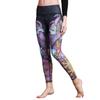 New printed yoga nine-point pants quick-drying outdoor running fitness pants sports tight elastic pants women