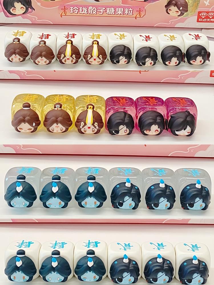 Hot Heaven Official Blessing Linglong Dice Blind Box Blind Bag Anime Model San Lang Xie Lian Hua Figure Surprise Toys Gifts