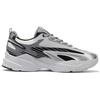 Li Ning Meteor Cushioning Slip Resistant Abrasion Resistant Rebound Low Top Sports Casual Shoes Men's Black Gray ARLS007-2
