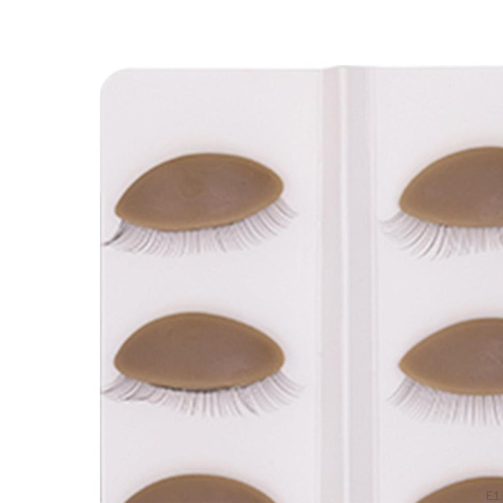 6 kusů praxe řas víčka umělé řasy prodlužování měkké pevné náhradní řasy salon make