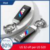 2025 Carbon Fiber Car LOGO Keychain Key Rings Decoration Keyring Pendant For BMW M X1 X2 X3 X5 X6 E46 E39 E90 E36E60 E34 E30