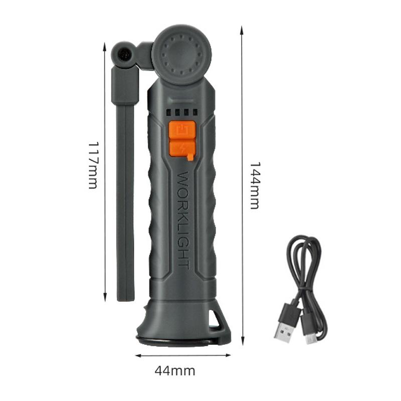 Maintenance Inspection Light 4 Mode Pocket Floodlight 450LM COB LED Work Light Flashlight USB-C 800mA Work Light Magnetic 360° Garage