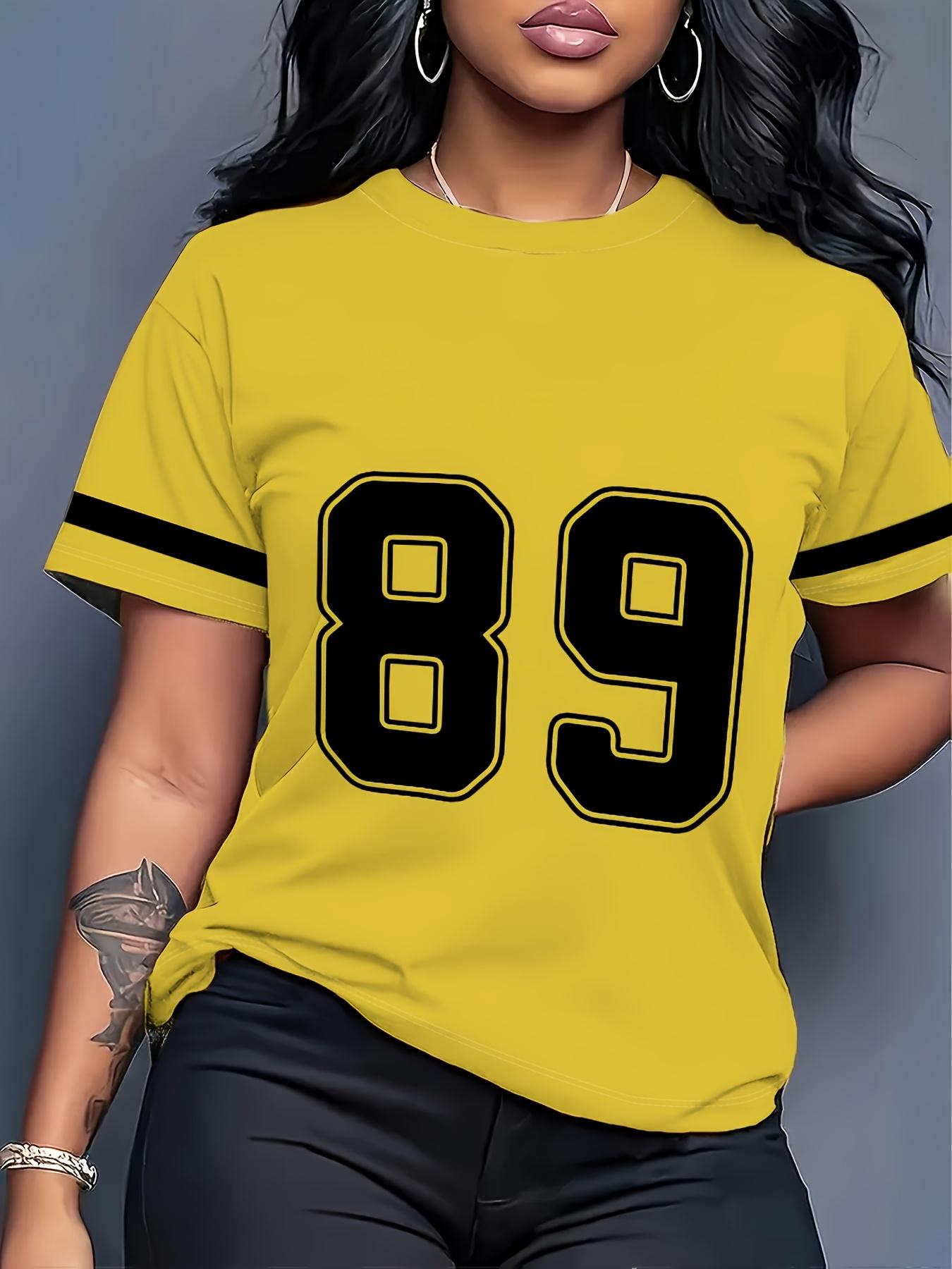 American sports short-sleeved T-shirt summer women s casual round neck short-sleeved sports versatile women s tops XXS