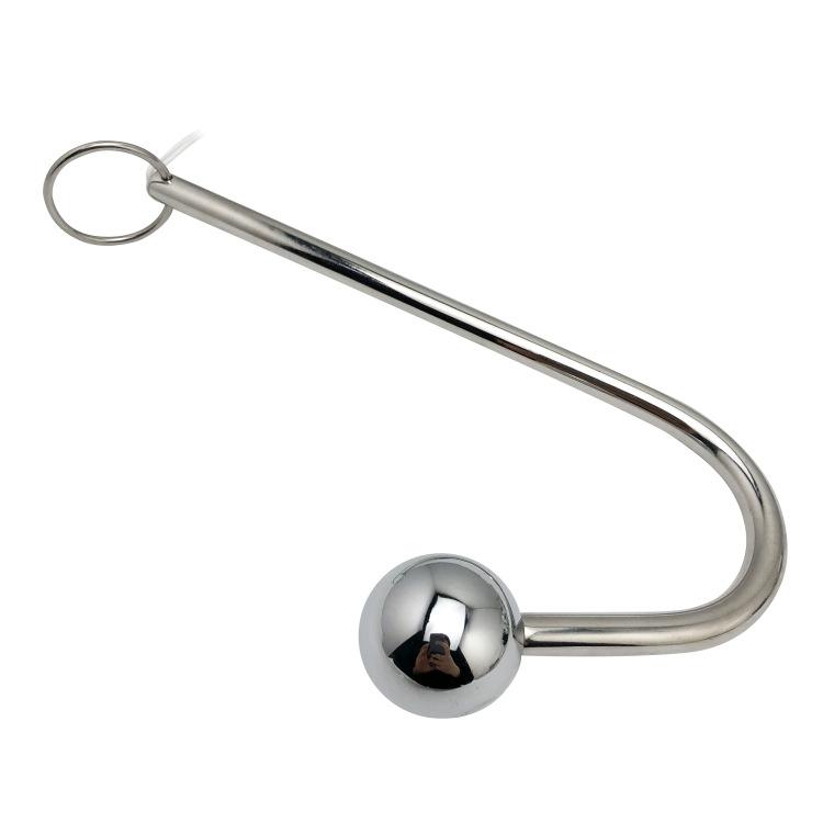 Metal Stainless Steel Electric Shock Anal Hook Sex Product Sex Toy Couple Fast Musical Instrument Adult Sex Product